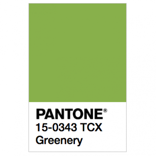 [디자인] 2017 올해의 컬러, GREENERY